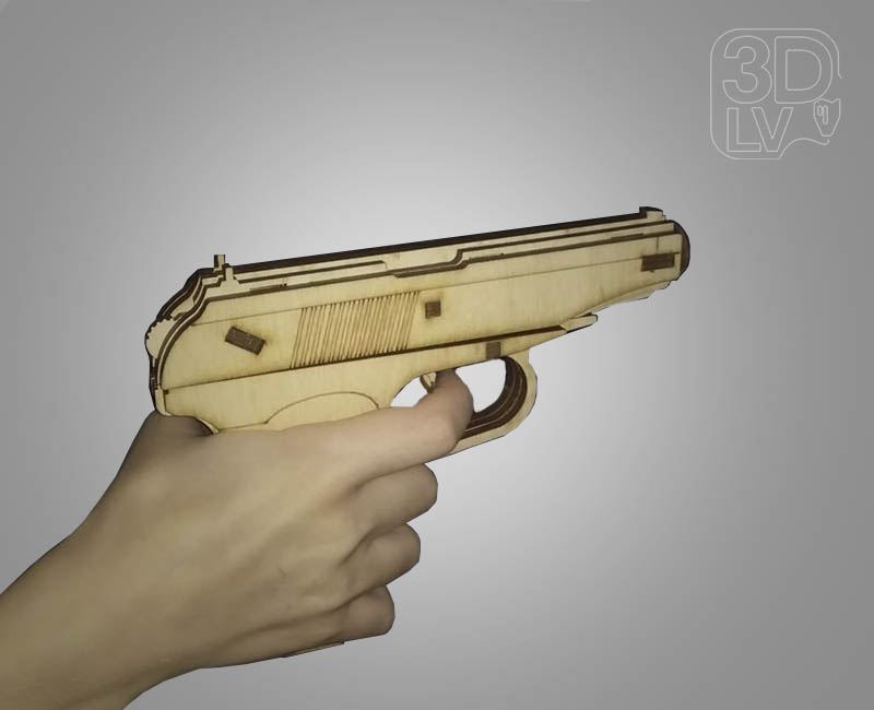 Сборная модель-макет T.A.R.G. пистолет Макарова